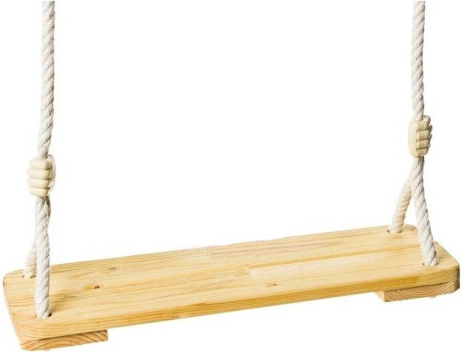 Avnya Schommelzitje Eco verduurzaamd hout lijnzaadolie met 200cm PH touwen