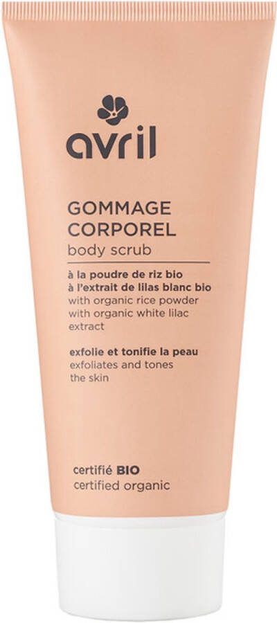 Avril Body Scrub 200ml Certified Organic