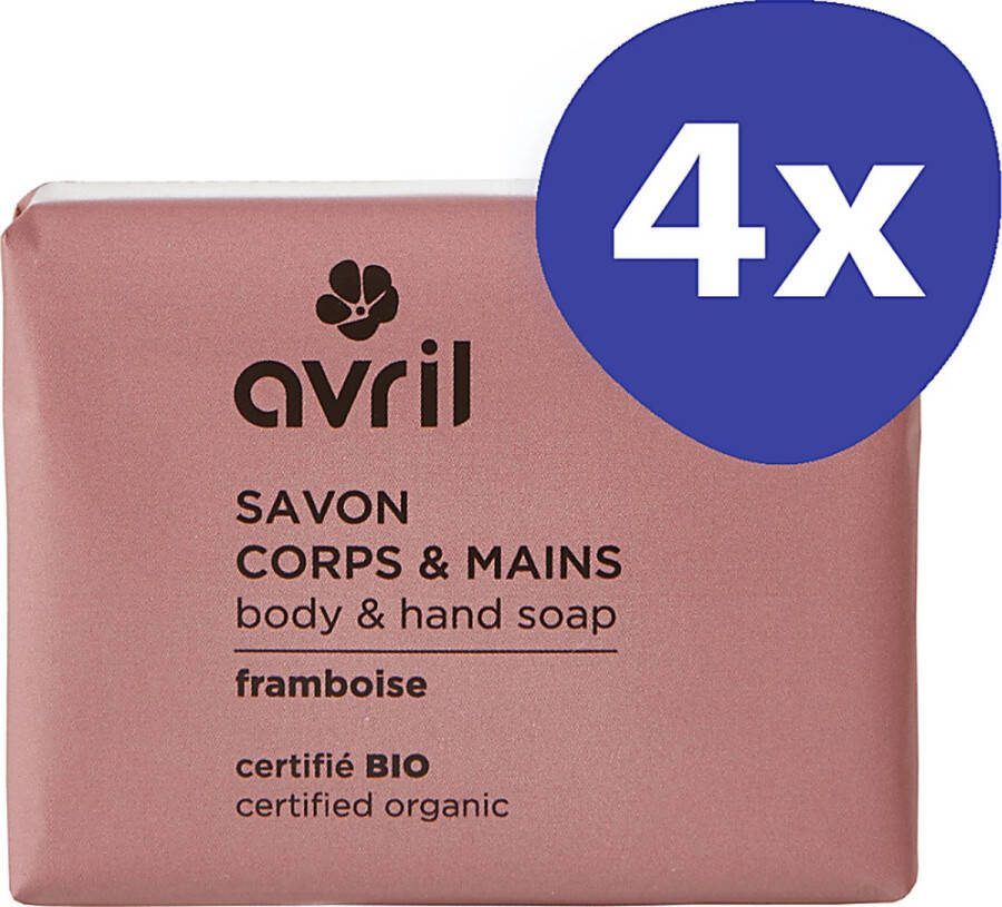 Avril Lichaams- & Handzeep Vijg (4x 100g)