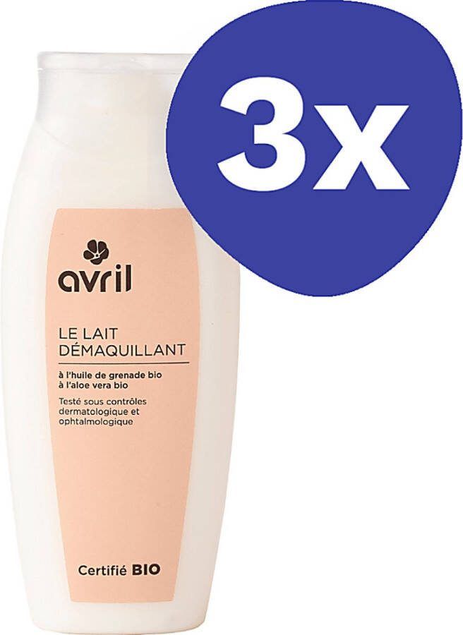 Avril Reinigingsmelk (3x 250ml)