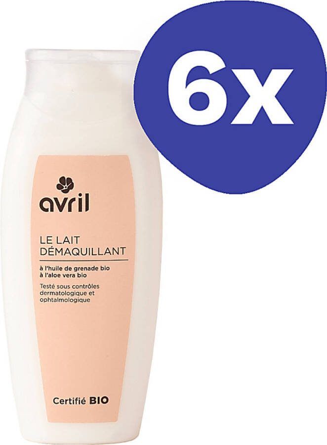 Avril Reinigingsmelk (6x 250ml)
