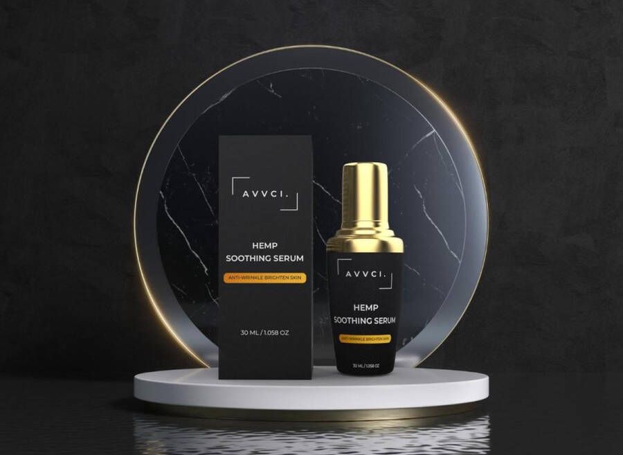AVVCI . Hemp serum booster Anti-rimpel Gezichtsserum Mannen Vrouwen Huidverzorging Niacinamide Hyaluronzuur Acne Hydraterend Kalmerend