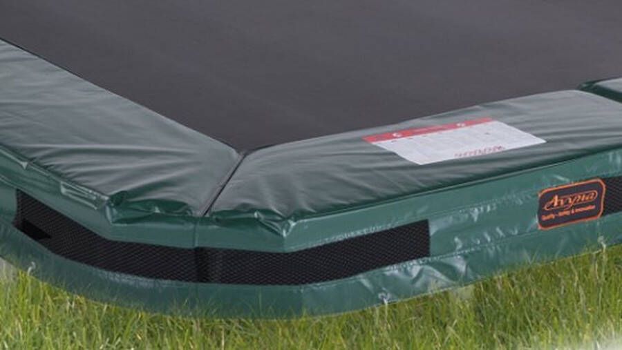 Avyna PRO-LINE 340x240 cm InGround trampolinerand set 234 (Kleur rand: groen)
