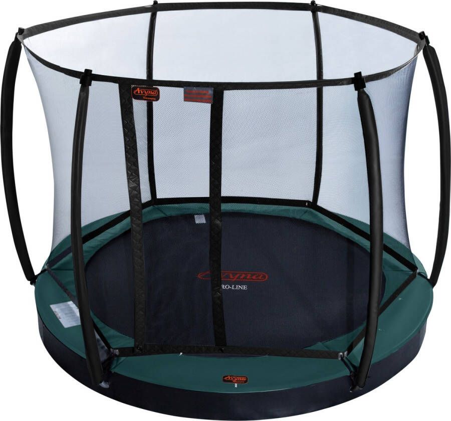 Avyna PRO-LINE FlatLevel 245 cm Royal Class Net Combi trampoline 08 (Kleur rand: groen)