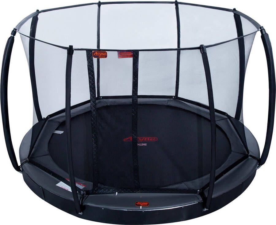 Avyna PRO-LINE FlatLevel 430 cm Royal Class Net Combi trampoline 14 (Kleur rand: grijs)