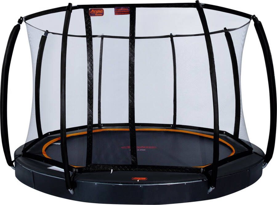 Avyna PRO-LINE FlatLevel 430 cm Royal Class Net Combi trampoline 14 (Kleur rand: zwart)