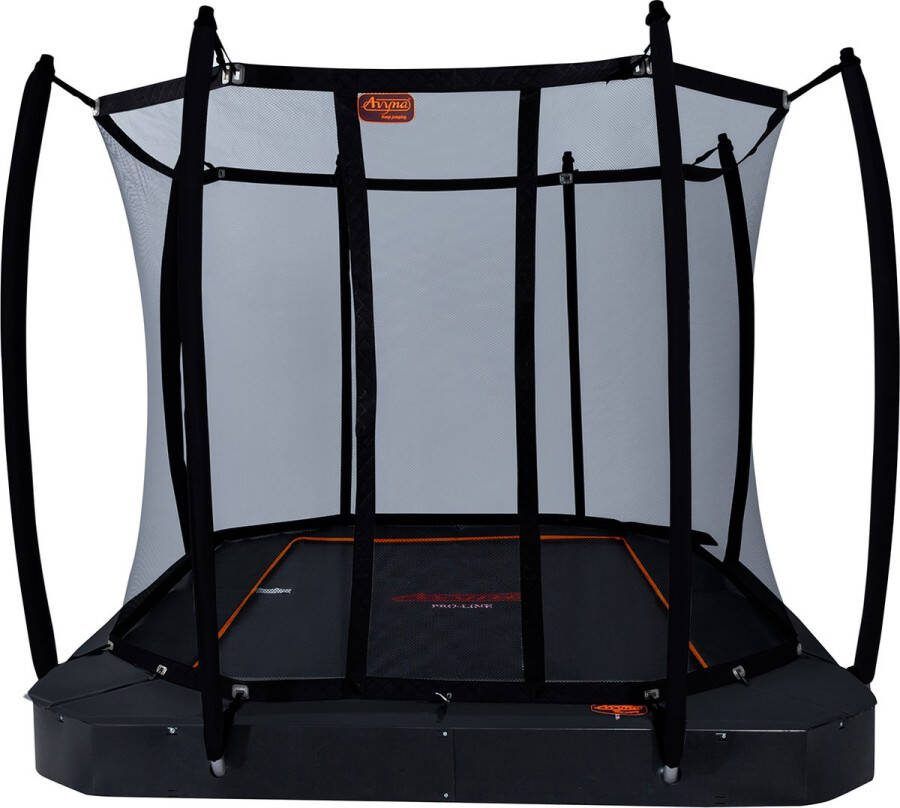 Avyna PRO-LINE FlatLevel 340x240 cm met Royal Class Net Combi trampoline 234 (Kleur rand: zwart)