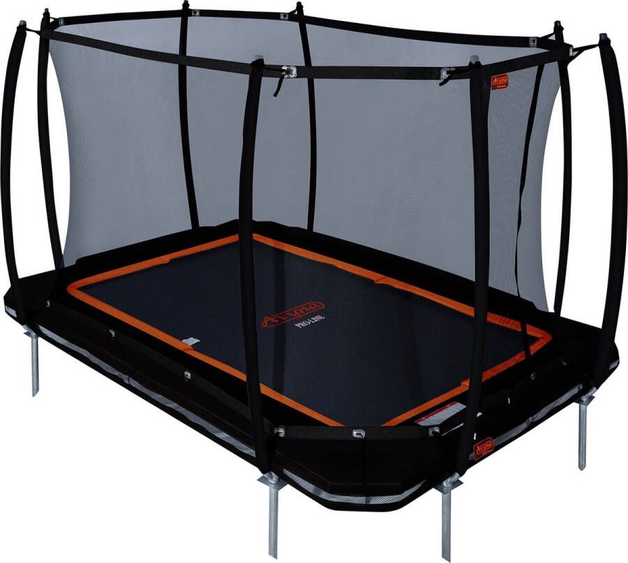 Avyna Pro-Line InGround trampoline 234 340x240 cm + Royal Class Veiligheidsnet Zwart