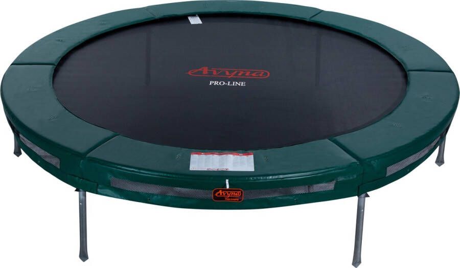 Avyna PRO-LINE HD rand 305 cm InGround trampoline set 10 (Kleur rand: groen)