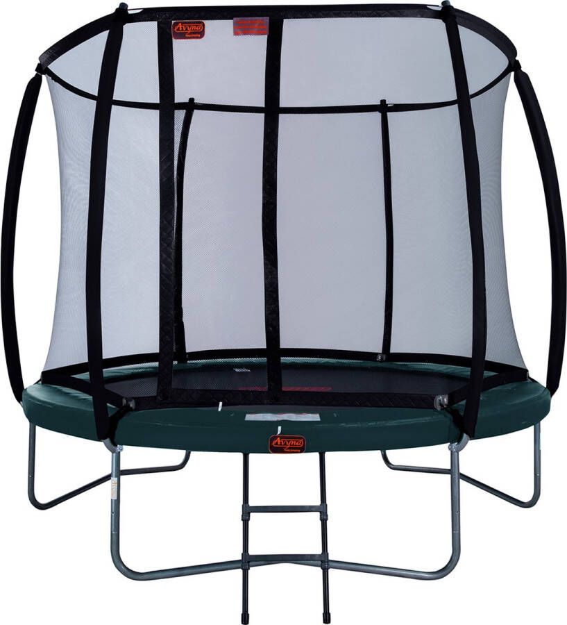 Avyna Pro-Line trampoline 10 Ø305 cm met Royal Class veiligheidsnet & gratis trapje Groen