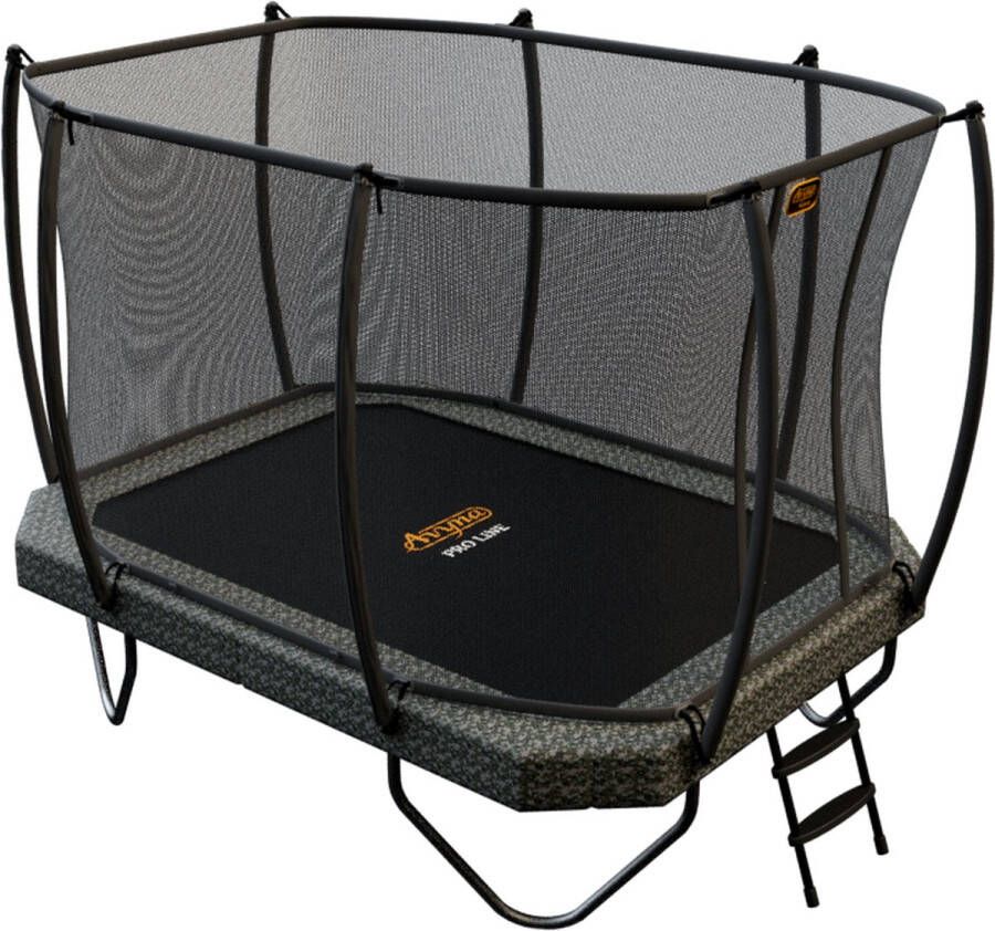 Avyna Pro-Line trampoline 223 305x225 + Royal Class Veiligheidsnet & gratis Trapje Camouflage