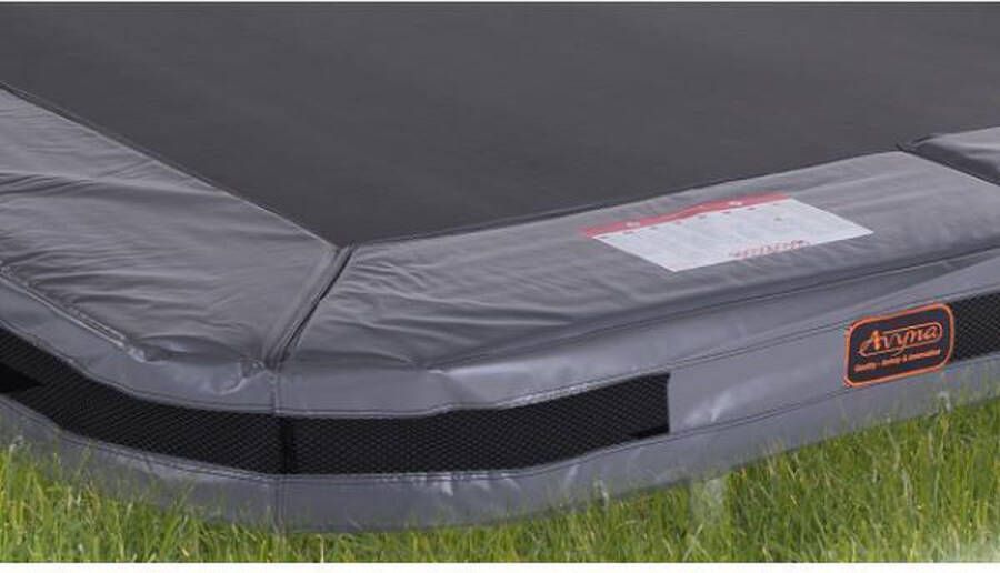 Avyna Pro-Line trampoline rand 300 x 225 cm Grijs (voor opbouw trampoline)