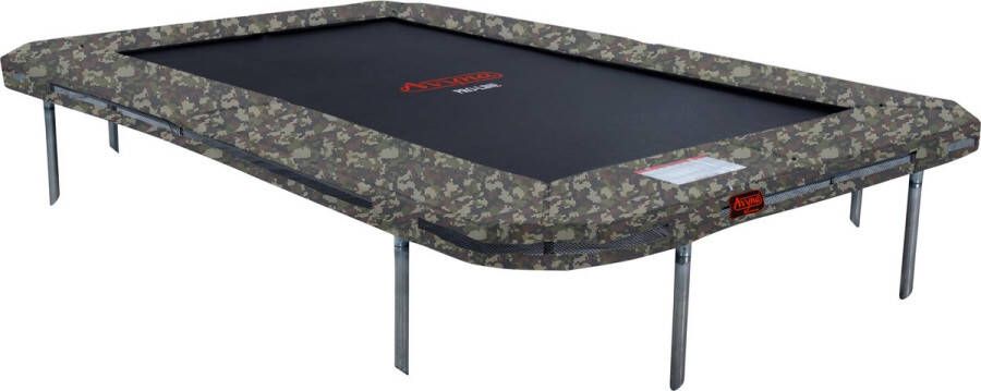 Avyna pro-line 238 inground rechthoekige trampoline 380 x 255 cm camo