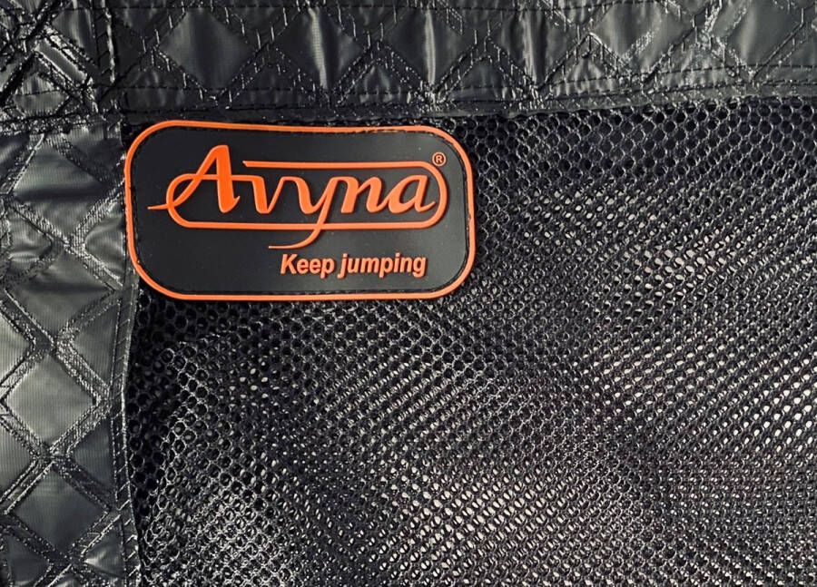 Avyna trampoline veiligheidsnet rechthoekig 300 x 225 cm (23) Zonder palenconstructie Zwart