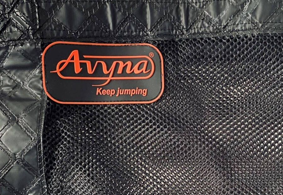 Avyna trampoline veiligheidsnet rond Ø430 cm (14) Zonder palenconstructie Zwart
