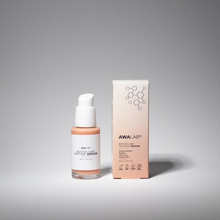 Awalab Botox-like Peptide Serum Hyaluronzuur Gezichtsserum Collageen Anti Rimpel 30ml – Vrouwen – Mannen – Gezicht – Vitamin – verzorging