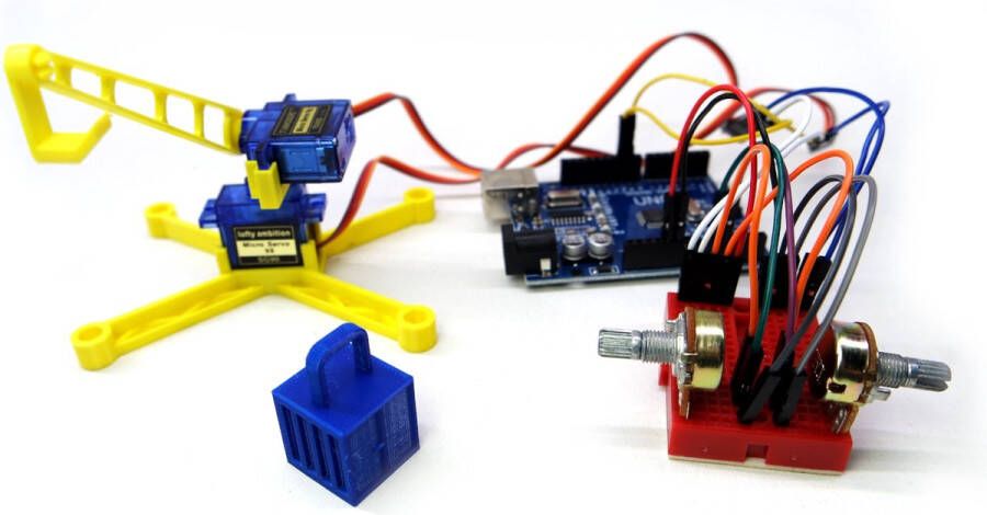 Awesome Makes Arduino kit experimenteerdoos voor beginners kinderen (vanaf 7 jaar) Spelend leren door een bestuurbare hijskraan te bouwen en zo te ontdekken hoe elektronica werkt Een voorbereiding op programmeren