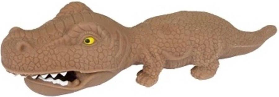 AWR Hoogwaardige Dino Knijpbaar Rekbaar Kneedbaar Dinosaurus Speelgoed Stressbal Bruin