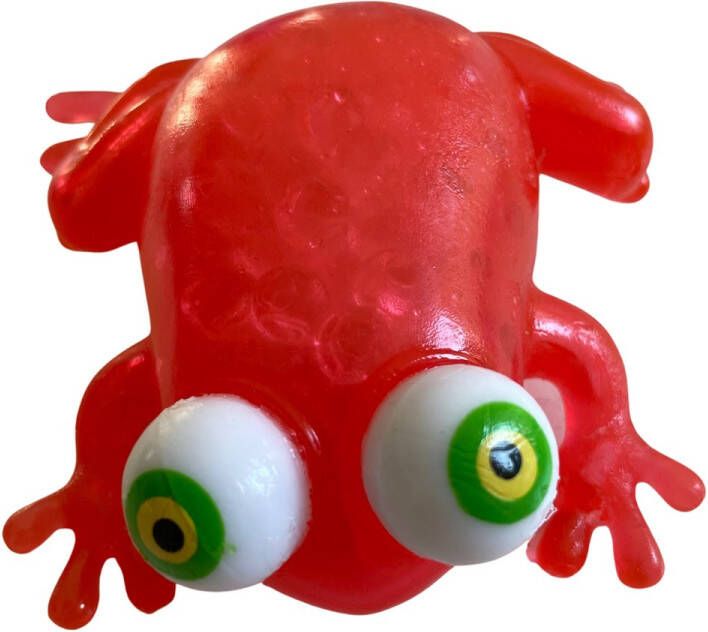 AWR Hoogwaardige Kikker Frog Knijpbal Fdiget | Stressbal | Anti-stress Speelgoed Rood