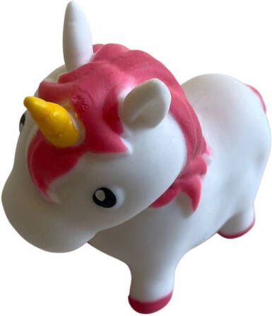 AWR Premium Pony Eenhorn Unicorn Fidget Toy | Knijpbal Stressbal | Wit-Roze