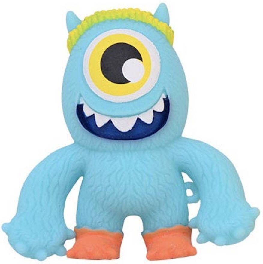 AWR Speelvriendelijke Monster Squishy Knijpbal Stressbal One Eye Monster Fidget Blauw