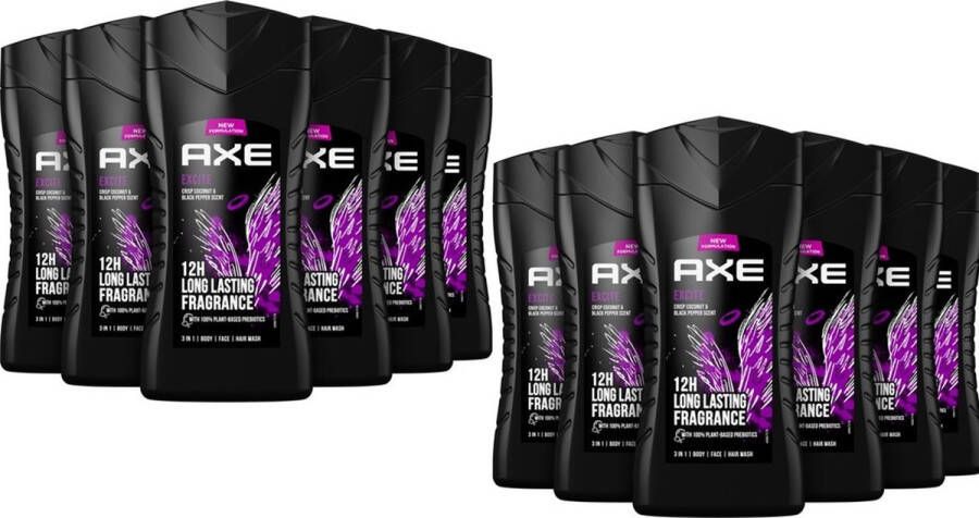 Axe 12x Douchegel Excite 250 ml