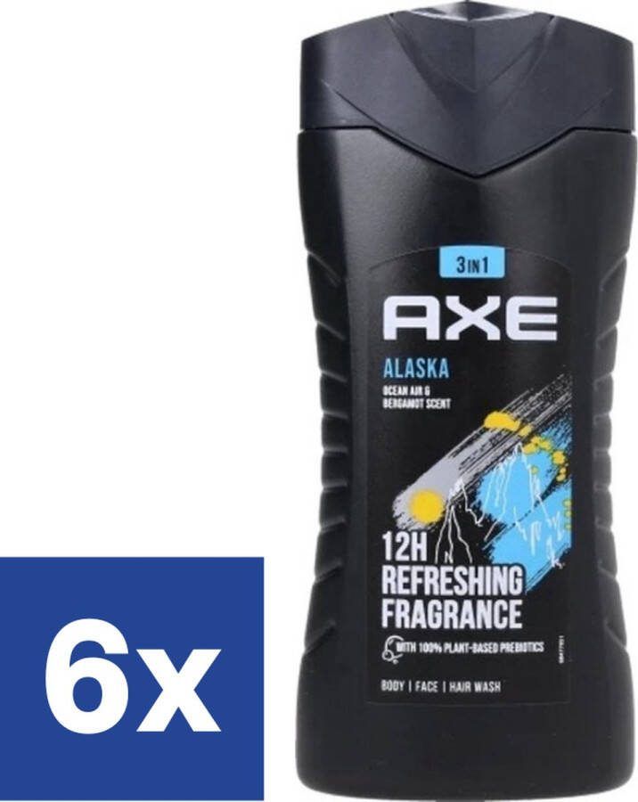 Axe 3 in 1 Douchegel Alaska 6 x 250 ml