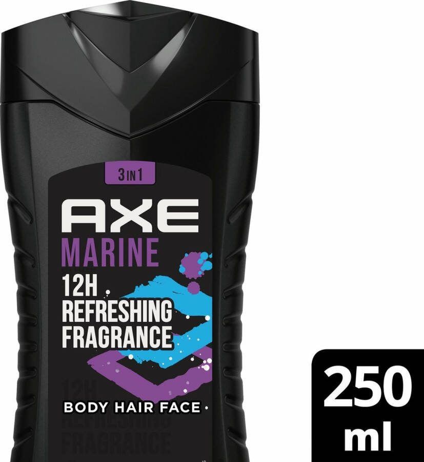 Axe 3-in-1 Douchegel Facewash & Shampoo Marine 250 ml