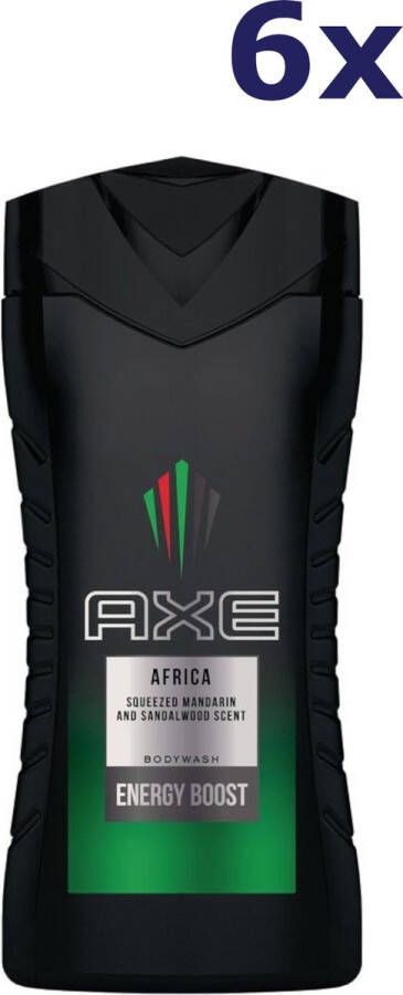 Axe 6x Douchegel – Africa 250 ml