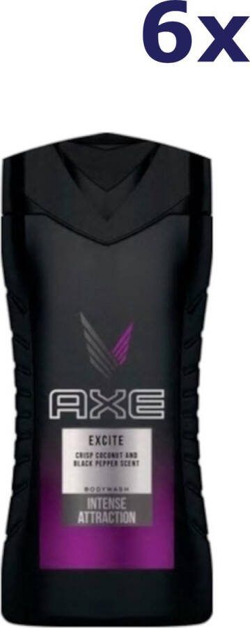 Axe 6x Douchegel Excite 250 ml