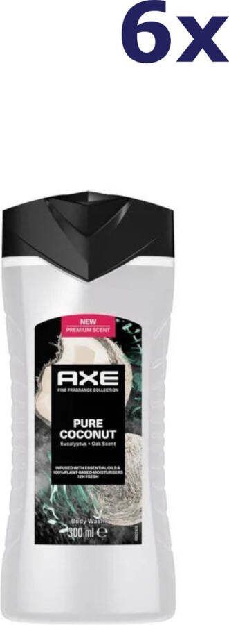 Axe 6x Pure Coconut Douchegel 300ml