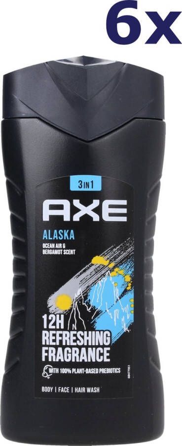 Axe Alaska Douchegel 6 x 250 ml Voordeelverpakking