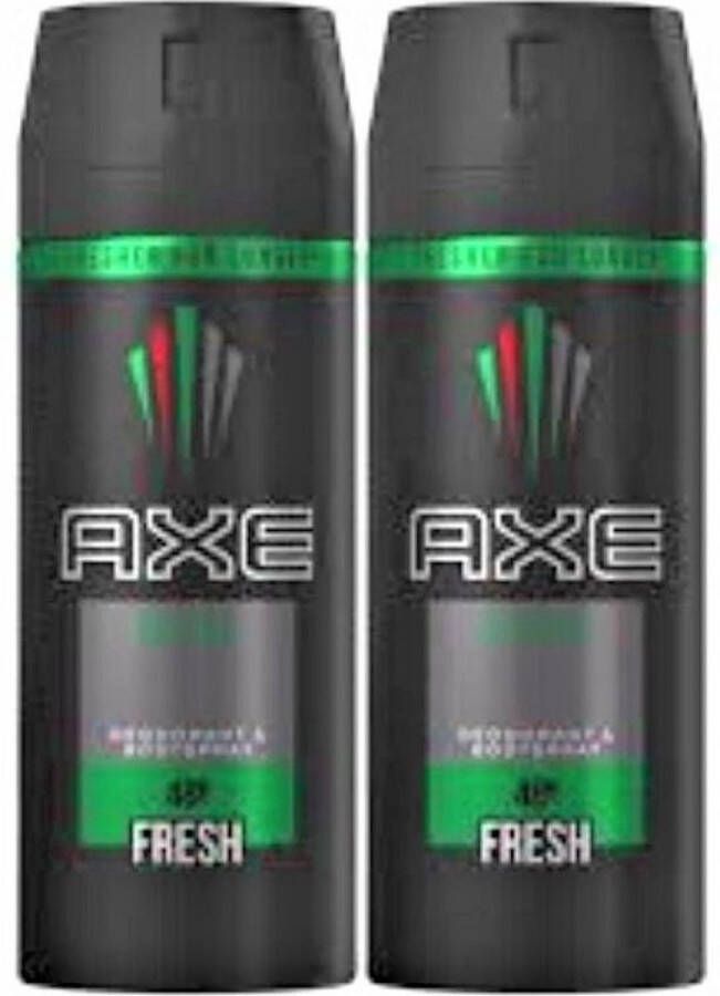 Axe Africa Deodorant 2 x 150 ml Voordeelverpakking