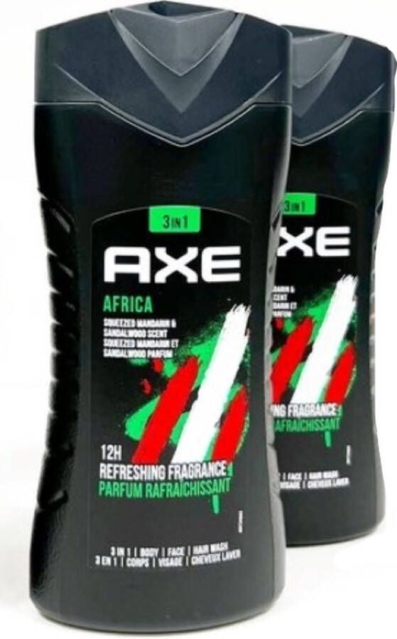 Axe Africa Douchegel DUOPAK 2 x 250 ml