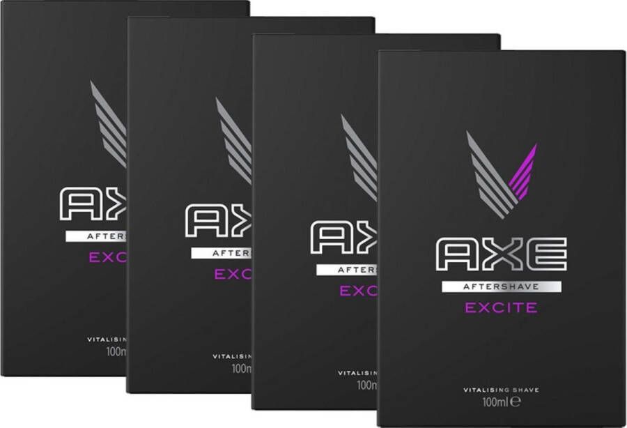Axe Aftershave Excite 4 x 100 ml