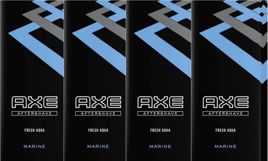 Axe Aftershave Men – Marine 100 ml 4 stuks