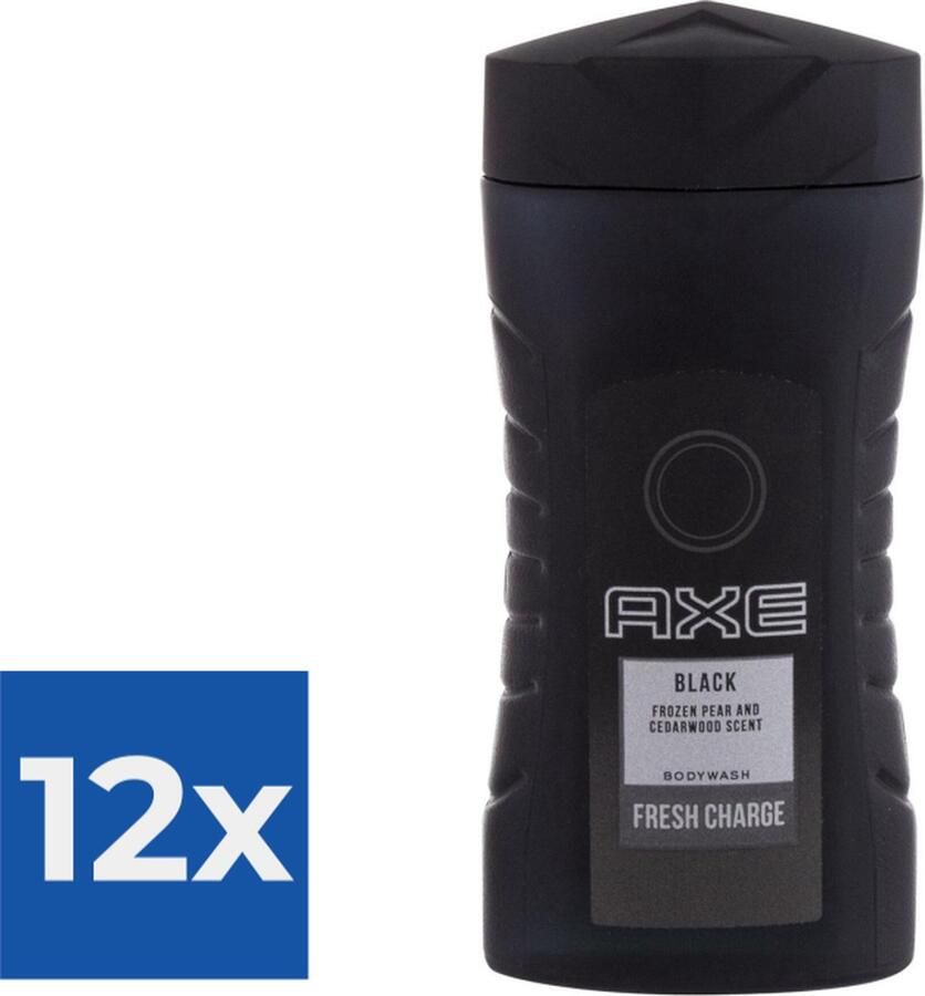 Axe Black douchegel voor heren mini-maat 50 ml 59 g Voordeelverpakking 12 stuks