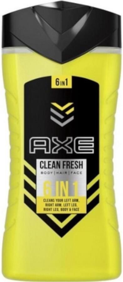 Axe Douchegel 6 in 1 You Clean Fresh 250 ml