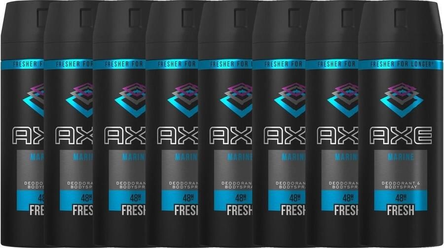 Axe Marine Deo Spray Grootverpakking 8 x 150 ml