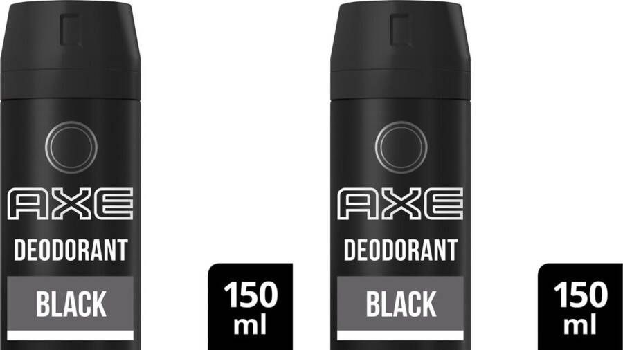 Axe Black Deodorant 2 stuks 150 ml