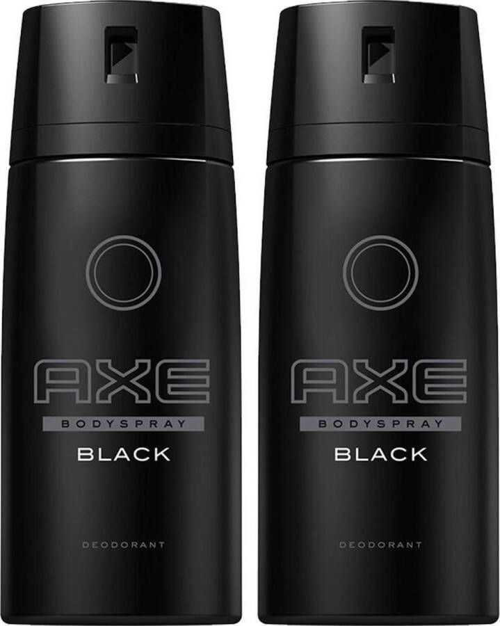 Axe Black Deodorant 2 x 150 ml Voordeelverpakking
