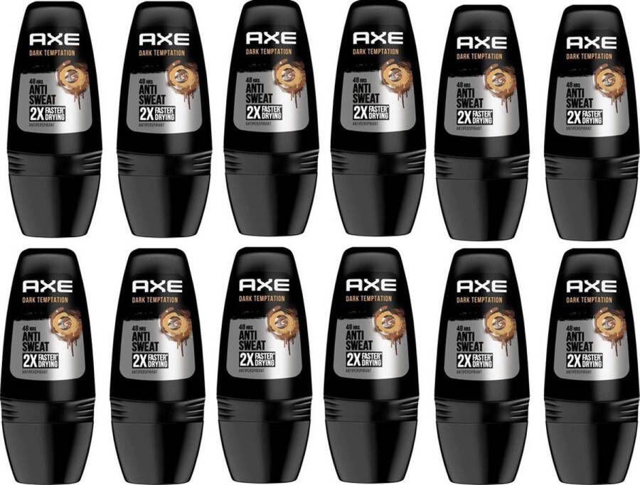 Axe Deo Roller Dark Temptation Dry 12 x 50 ml