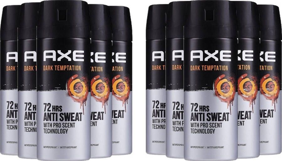Axe Deo Spray Dark Temptation Dry 10 x 150 ml