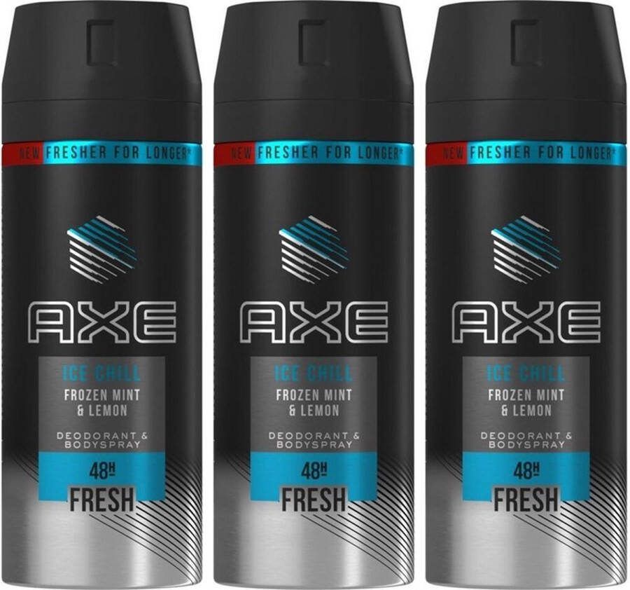 Axe Deo Spray Ice Chill 3 x 150 ml