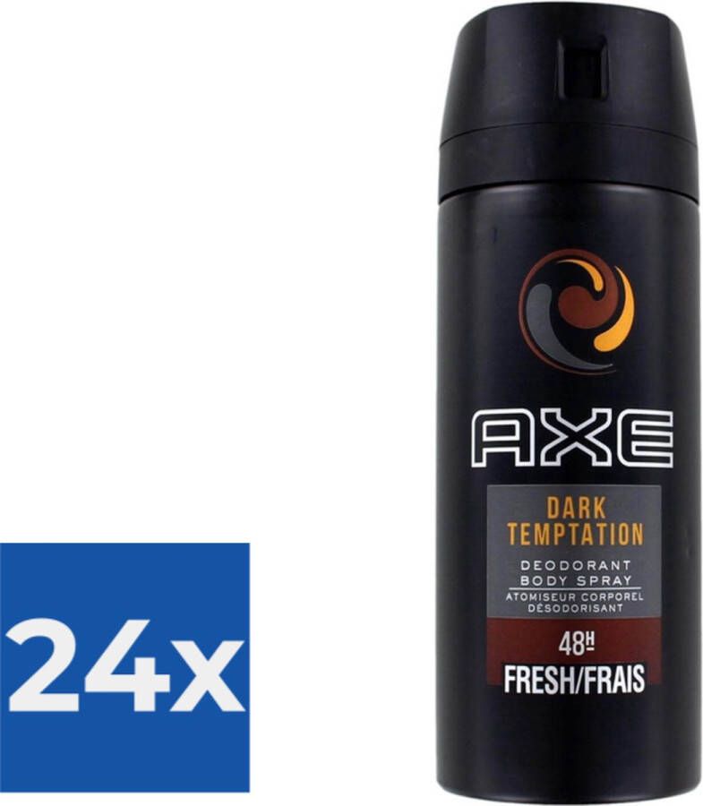 Axe Deodorant Dark Temptation 150ml Voordeelverpakking 24 stuks