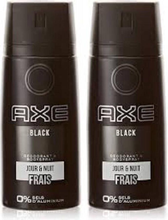Axe Deodorant Spray DUOPAK Black
