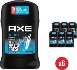 Axe Deodorant Stick Deostick Ice Chill Voordeelverpakking 6 x 50 ml