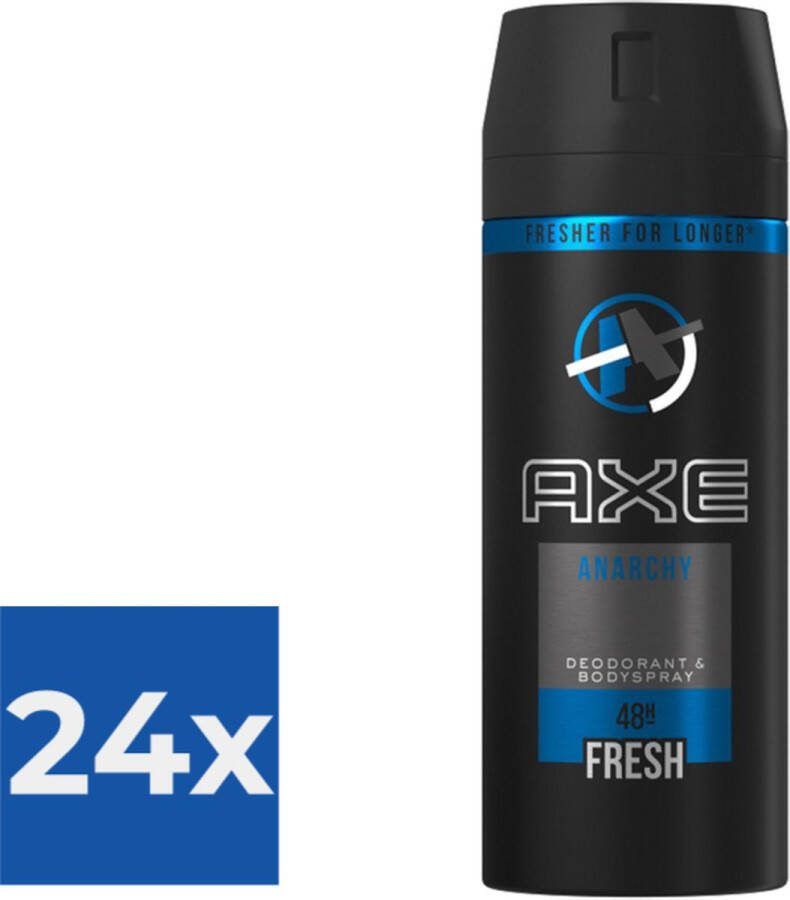 Axe Deospray Anarchy for Him 150 ml Voordeelverpakking 24 stuks
