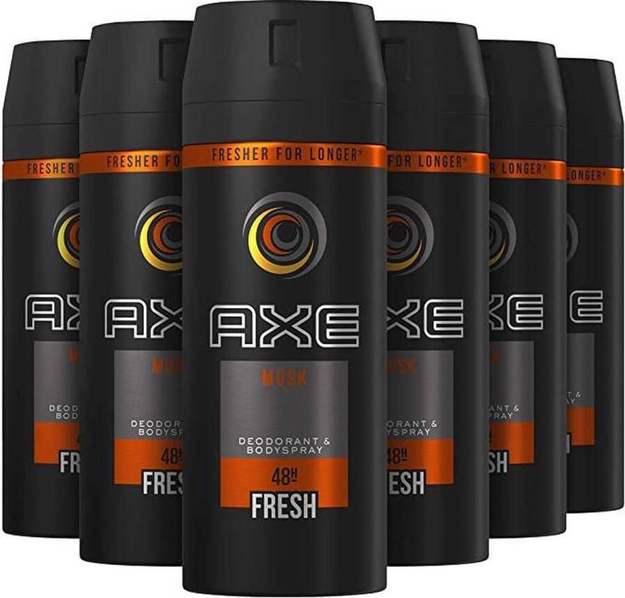 Axe Deospray – Musk 150 ml 6 stuks