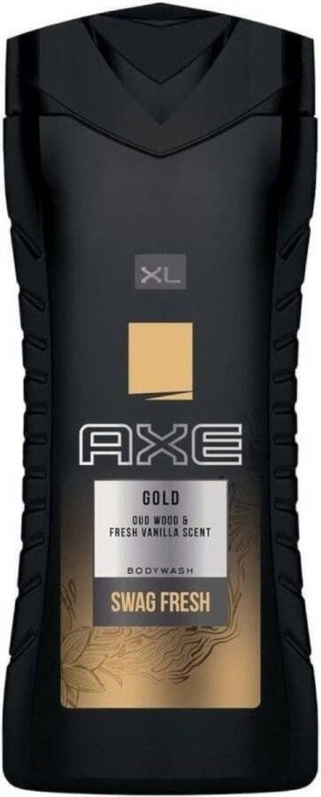 Axe Gold Body Wash Swag Fresh SHOWER GEL Oud Wood & Fresh Vanilla Scent 400ML